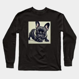 Playful French Bulldog Long Sleeve T-Shirt